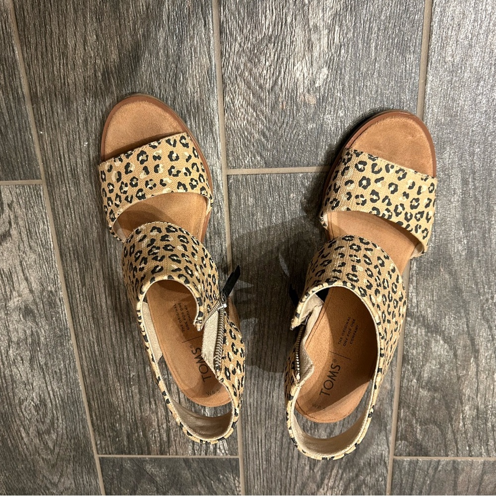 TOMS Majorca Animal Print Women's Sandals